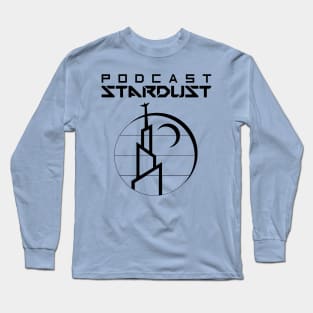 Podcast Stardust Black Logo Long Sleeve T-Shirt